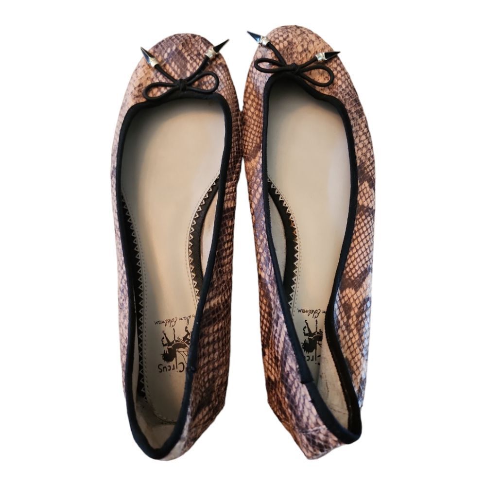Circus by Sam Edelman Size 9.5 Snake Skin Print Flats